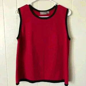 Croft & Barrow Women’s Sleeveless Knit Cotton Blend Top Size XL